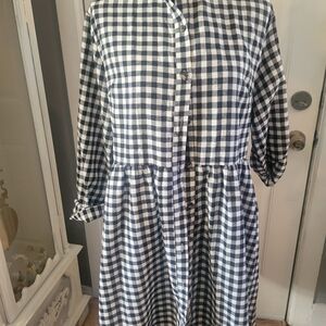 Fancyinn Monochrome Plaid Shirt